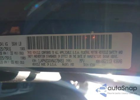 2010 Jeep Liberty Sport z USA, uszkodzony, nr VIN 1J4PN2GKXAW178493